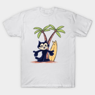 Felix surfing on summer vacation T-Shirt